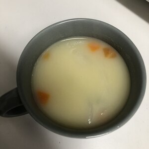 冷凍ミックスベジタブルのお手軽クリームスープ